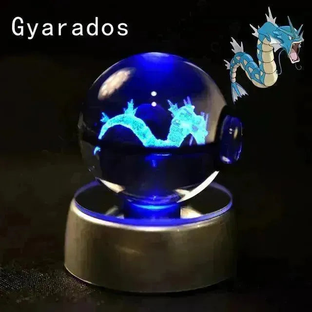 3D rystal Pokeball Night Lamp