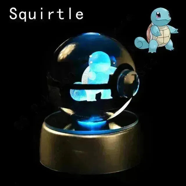 3D rystal Pokeball Night Lamp