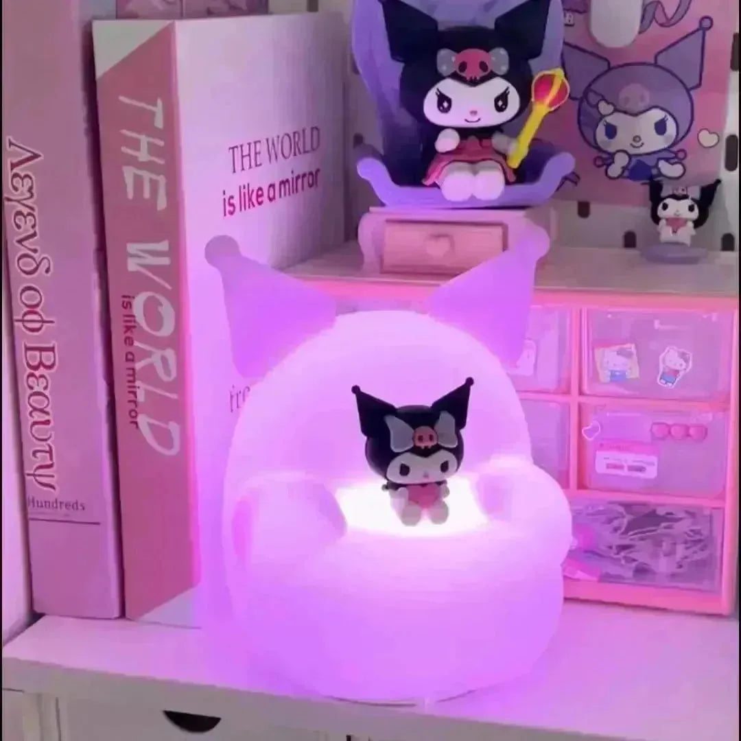Kuromi sofa remote control night light