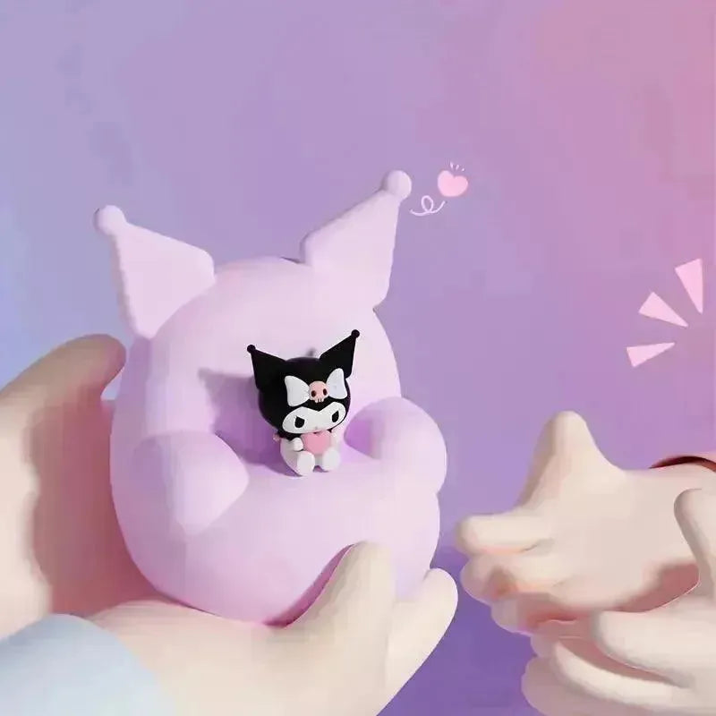 Kuromi sofa remote control night light