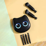 Complete makeup brush set - cat design storage box with mirror