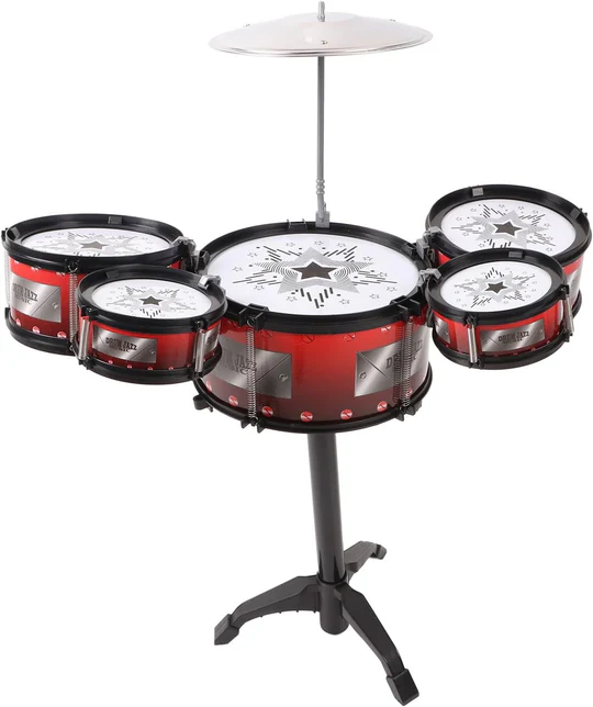 Kids Jazz Drum Set 🥁 | Fun Musical Toy for Creative Play, Rhythm Learning & Endless Entertainment! 🎶