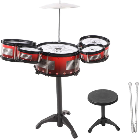 Kids Jazz Drum Set 🥁 | Fun Musical Toy for Creative Play, Rhythm Learning & Endless Entertainment! 🎶