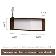 Decorative Wall Hanging & Creative Corner Storage Rack