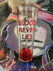 Blood Splatter Tumbler “Dexter Style” — Creative Hot &amp; Cold Drink Cup