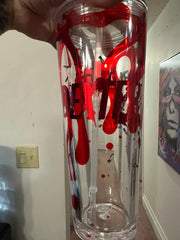 Blood Splatter Tumbler “Dexter Style” — Creative Hot &amp; Cold Drink Cup