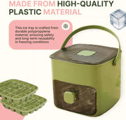 Freeze, Store, Enjoy: The Ultimate Ice Cube Tray with Lids for Every Need🍹