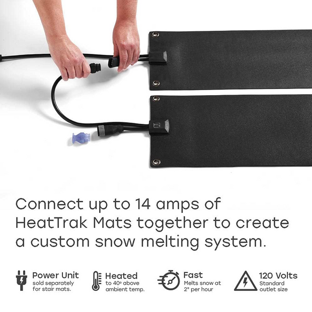 Heated Snow Melting Entrance Mat