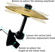 Mini Drum Crash Cymbal For Car Vent