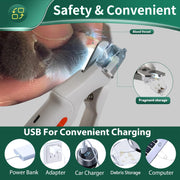 2-in-1 Cat &amp; Dog Nail Clippers with LED Lights