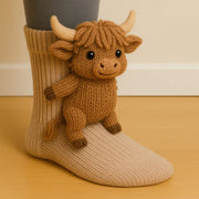 3D Knitted Animal Socks – Cozy, Playful, and Full of Personality