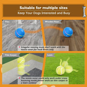 Interactive Motion-Activated Dog Ball – 2025 Upgrade | USB Rechargeable, Auto-Rolling & Bouncing Toy for Small to Large Dogs (Orange)