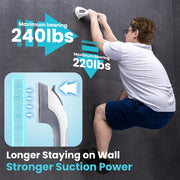 Instant Grip Shower Handle – 240lbs Suction Power for Slip-Free Showers! No Drills, No Tools, All Safety