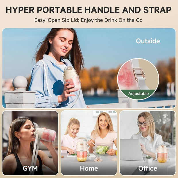 Portable USB rechargeable blender