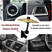 Mini Drum Crash Cymbal For Car Vent