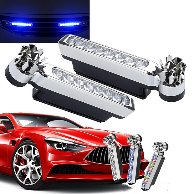 Wind-Powered Hydro LED Light – No External Power Needed for Cars, Motorcycles & Bicycles