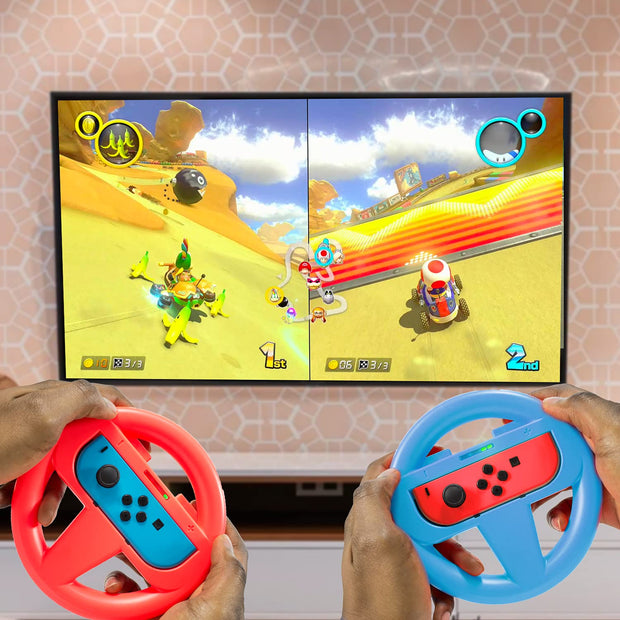 Steering Wheel Set for Nintendo Switch and OLED Joy-Con – Mario Kart