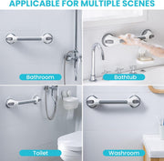 Instant Grip Shower Handle – 240lbs Suction Power for Slip-Free Showers! No Drills, No Tools, All Safety