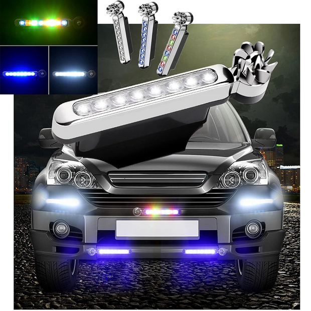 Wind-Powered Hydro LED Light – No External Power Needed for Cars, Motorcycles & Bicycles