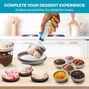 Ice Cream Sandwich Scoop, Easy Release Sandwich Cookie Scoops for Evenly Sized Gelato Scoops, Ice Cream Scoop with Trigger for Effortless Serving, Stainless Steel Food Scoopers for Kitchen