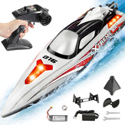 18-Inch Brushless RC Boat – High-Speed 55 KPH Lake Adventure Toy for Adults and Kids