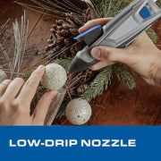 Cordless USB Rechargeable Hot Glue Gun  Quick Heat-Up, Precision Tip