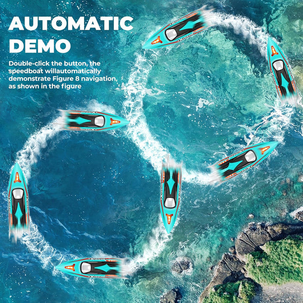 18-Inch Brushless RC Boat – High-Speed 55 KPH Lake Adventure Toy for Adults and Kids