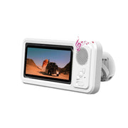 Shower Phone Holder with Bluetooth Speaker – 360° Rotating Waterproof Mount