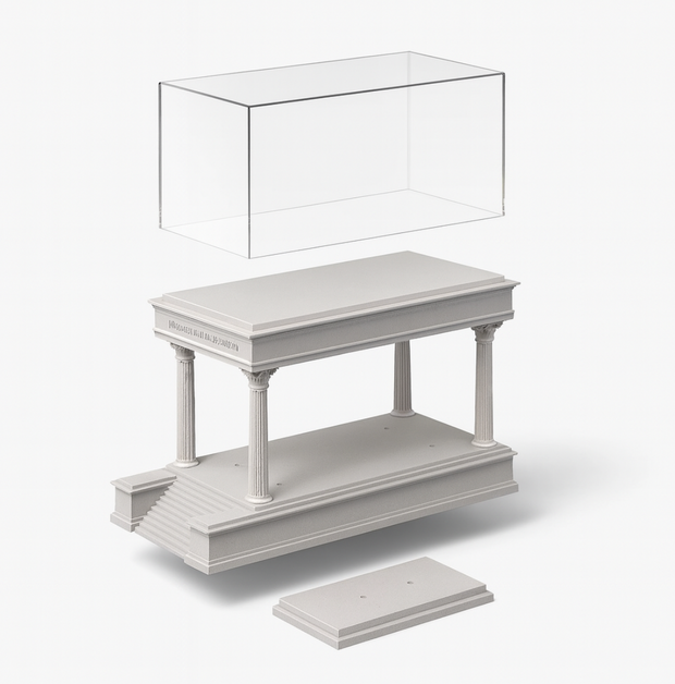 Mini Car Garage Display Case丨Hot Wheels-Style Showcase丨Dust-Free Collector Parking