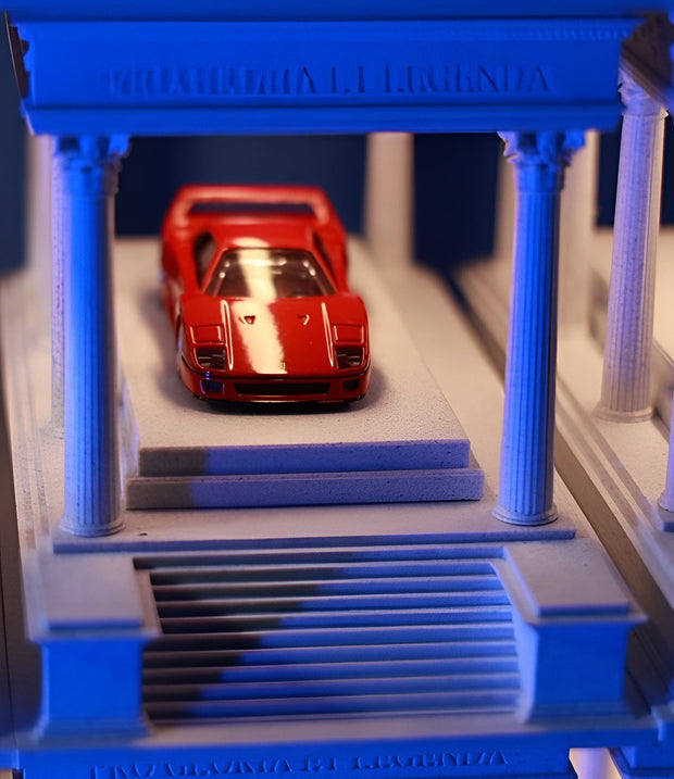 Mini Car Garage Display Case丨Hot Wheels-Style Showcase丨Dust-Free Collector Parking