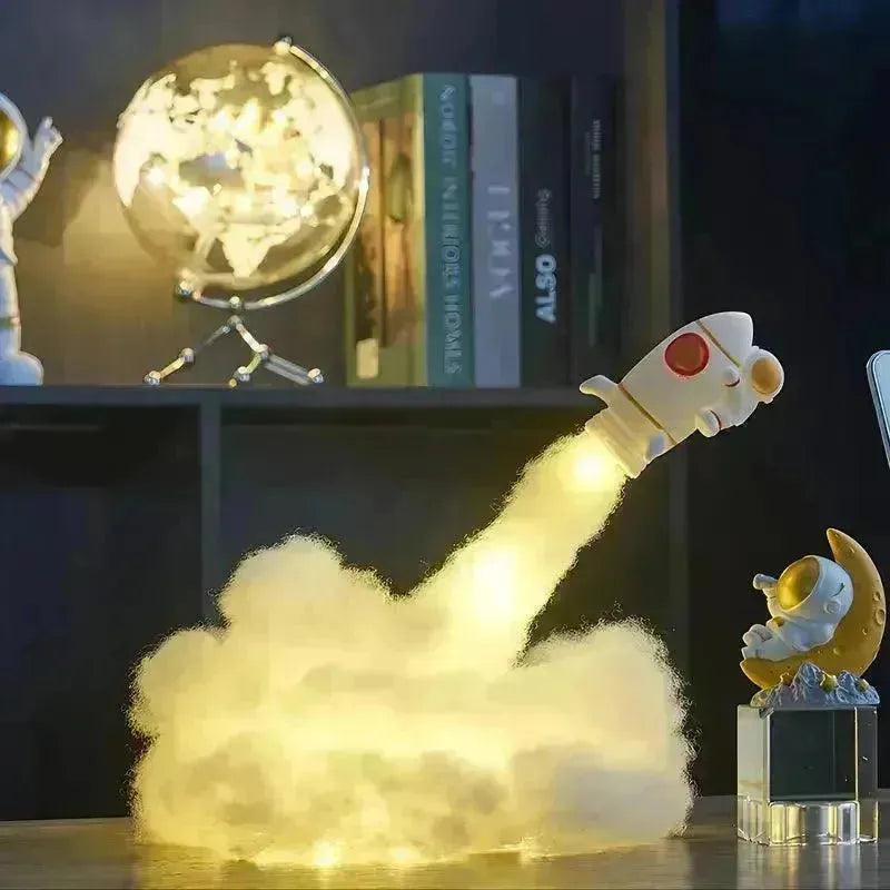 3D Mini Rocket Night Lamp