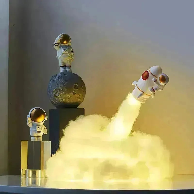 3D Mini Rocket Night Lamp