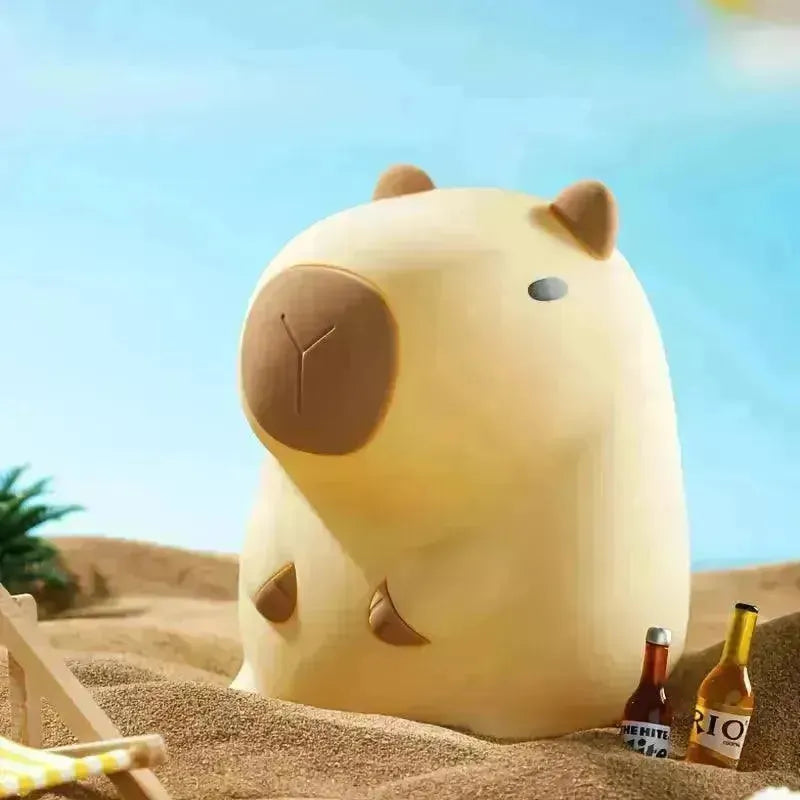 3D Silicon Capybara Night Lamp