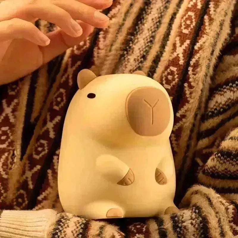 3D Silicon Capybara Night Lamp