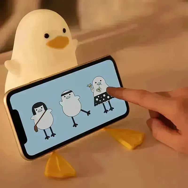 3D Silicon Duck Night Lamp
