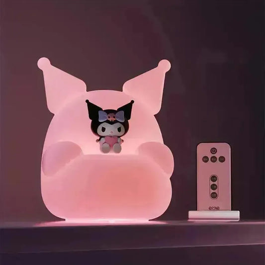 Kuromi sofa remote control night light