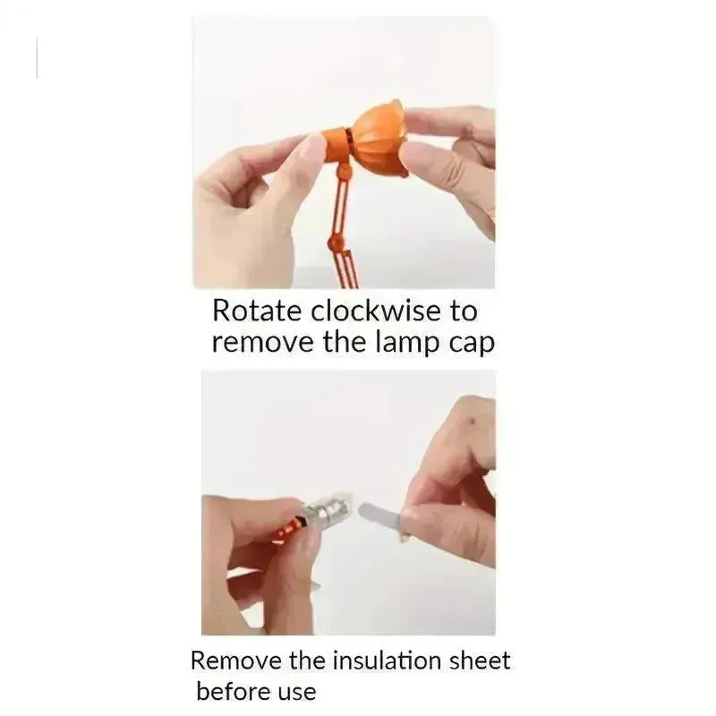 Petal-Shaped LED Clip-On Book Light