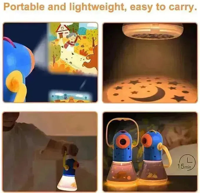 Premium Projector Storybook With In-built Torch