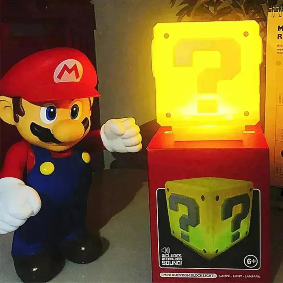 Super Mario Interactive Block Lamp