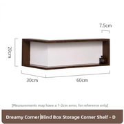 Decorative Wall Hanging & Creative Corner Storage Rack