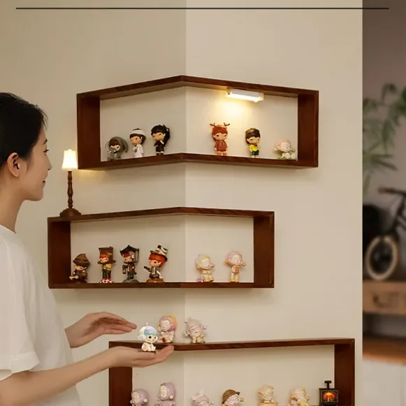 Decorative Wall Hanging & Creative Corner Storage Rack