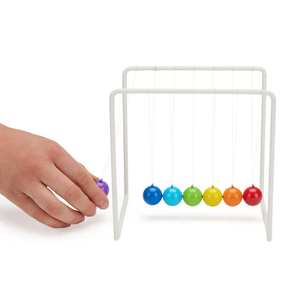 Colorful Newton’s Cradle Desktop Toy