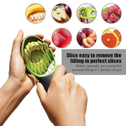 3-in-1 Avocado Slicer – Effortless Peeling, Pitting & Slicing in Seconds